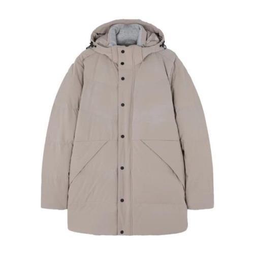 Stretch parka met Re-Goose Down Paul & Shark , Beige , Heren