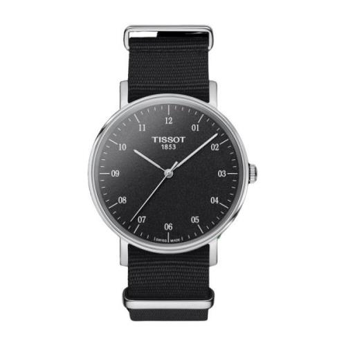 Everytime 38mm Tissot , Black , Heren