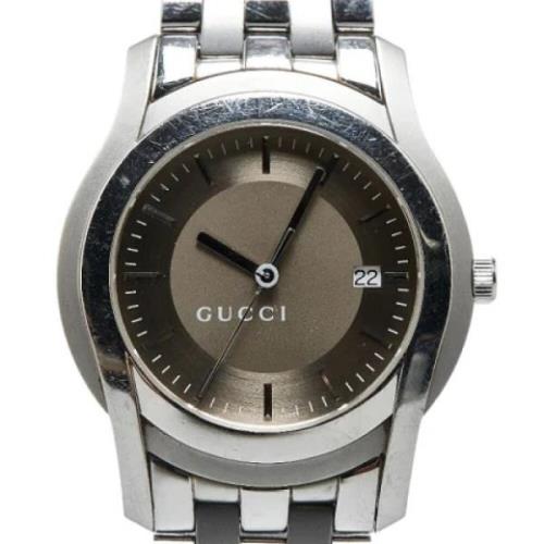 Pre-owned Glass watches Gucci Vintage , Brown , Heren