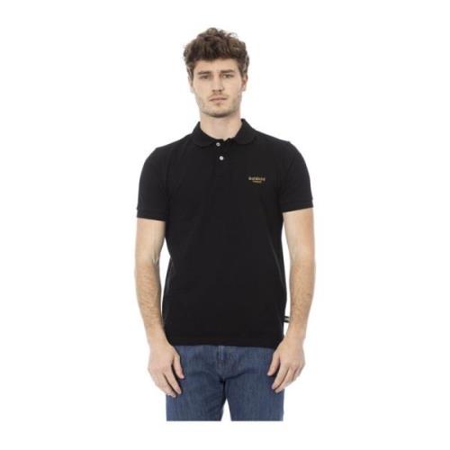 Geborduurde Polo T-shirts Korte Mouw Baldinini , Black , Heren