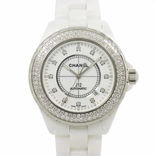 Pre-owned Glass watches Chanel Vintage , White , Heren