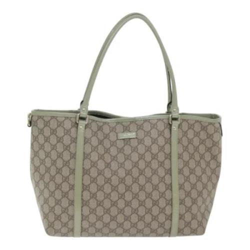 Pre-owned Leather gucci-bags Gucci Vintage , Beige , Dames