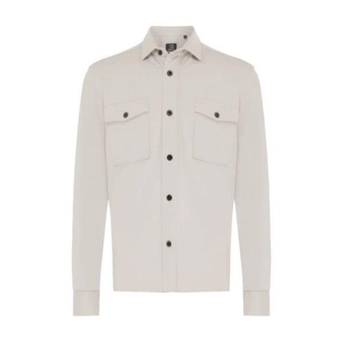 Stijlvolle Overshirt Genti , Beige , Heren