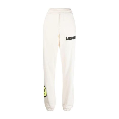 Gedrukte Sweatpants - Stijl 032838 Barrow , White , Dames