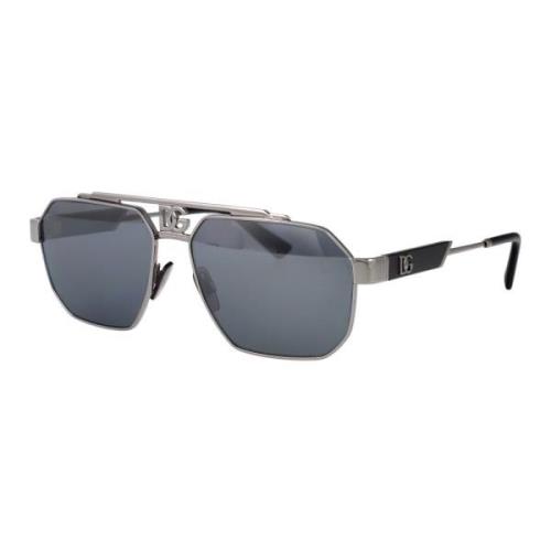 Stijlvolle zonnebril met model 0Dg2294 Dolce & Gabbana , Gray , Heren