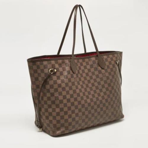 Pre-owned Canvas totes Louis Vuitton Vintage , Brown , Dames