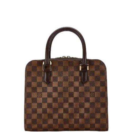 Pre-owned Canvas handbags Louis Vuitton Vintage , Brown , Unisex