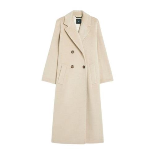 Elegante wollen jas Max Mara Weekend , Beige , Dames