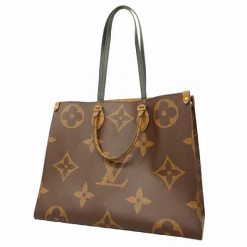 Pre-owned Canvas totes Louis Vuitton Vintage , Brown , Dames