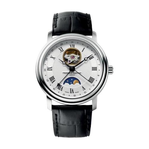 Klassiek Hartslag Maanfase Datum Frederique Constant , Gray , Dames