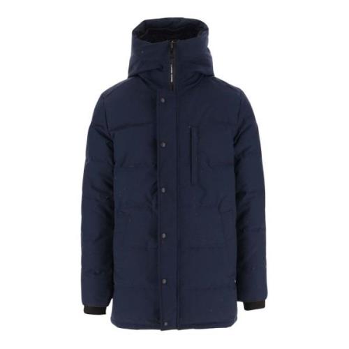 2079M Parka met capuchon en logo Canada Goose , Blue , Heren