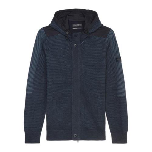 Hoodie vest normaal Marc O'Polo , Blue , Heren