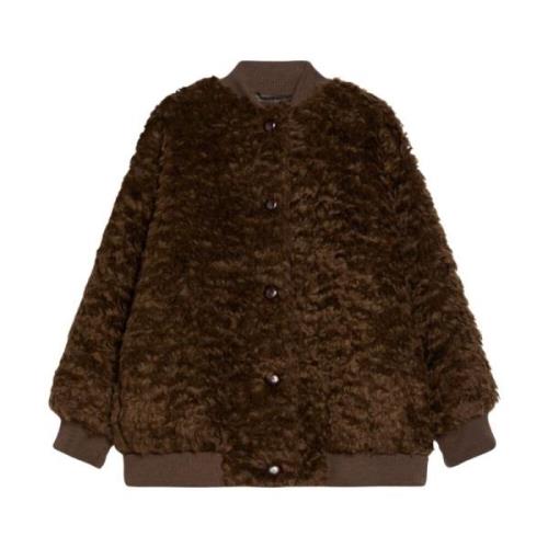 Mohair Bomberjack Max Mara Weekend , Brown , Dames