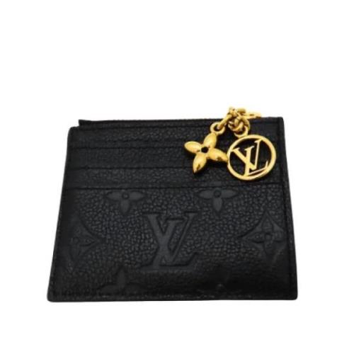 Pre-owned Canvas wallets Louis Vuitton Vintage , Black , Dames