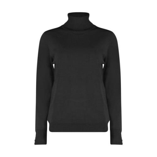 Turtle Neck Pullover Sweater Bloomings , Black , Dames