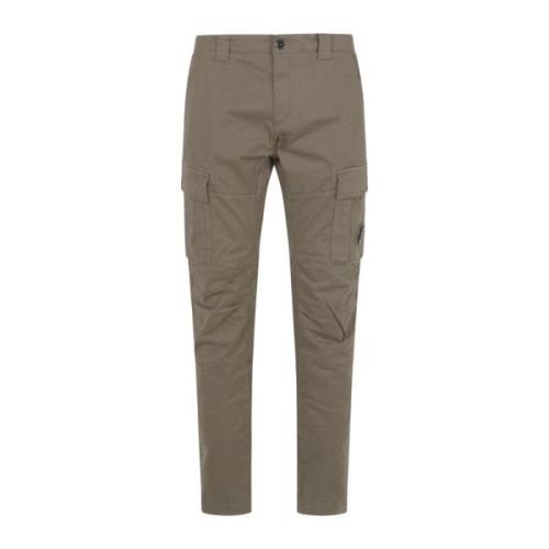 Cargo Broek in Stretch Satijn C.p. Company , Brown , Heren