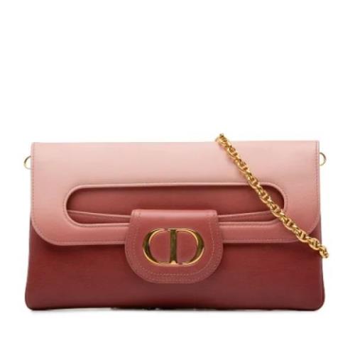 Pre-owned Leather crossbody-bags Dior Vintage , Pink , Dames