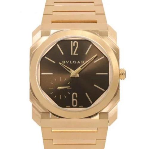 Pre-owned Rose Gold watches Bvlgari Vintage , Pink , Heren