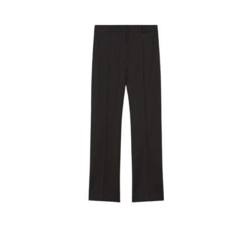 Elegante wollen rechte broek Max Mara Weekend , Black , Dames