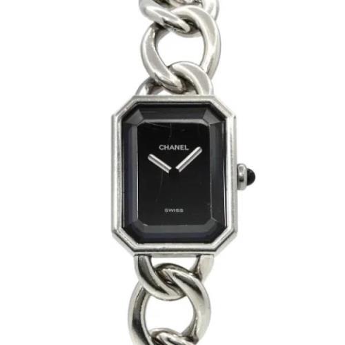 Pre-owned Glass watches Chanel Vintage , Black , Dames