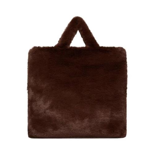 Moderne Zachte Textuur Verstelbare Band Tas Marina Rinaldi , Brown , D...