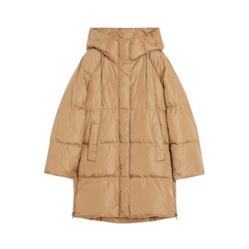 Stijlvol Gewatteerd Winterjack Max Mara Weekend , Brown , Dames