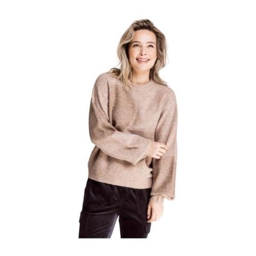 Stijlvolle Pullover in Maroon Zhrill , Beige , Dames