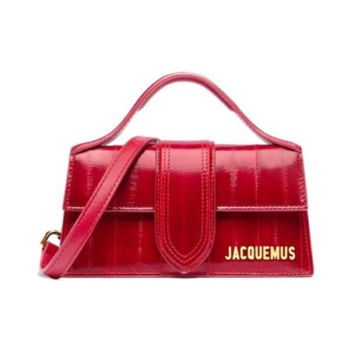 Rode Palinghuid Leren Schoudertas Jacquemus , Red , Dames