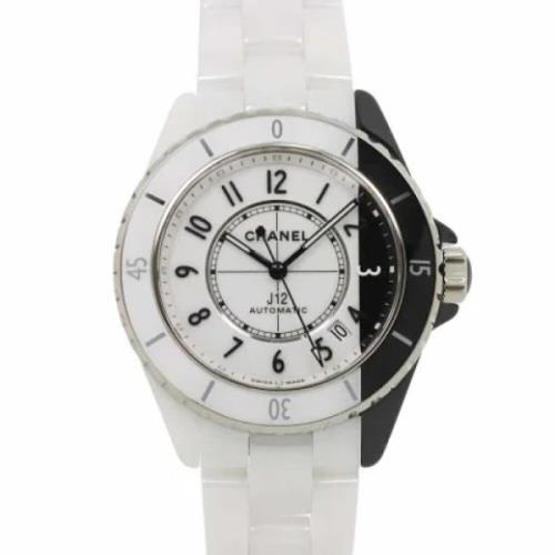 Pre-owned Glass watches Chanel Vintage , White , Heren