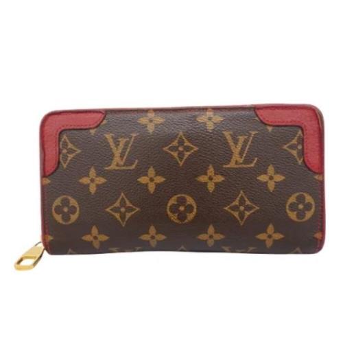 Pre-owned Canvas wallets Louis Vuitton Vintage , Brown , Dames