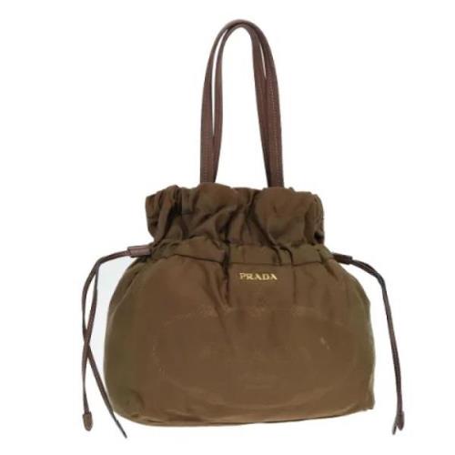 Pre-owned Nylon prada-bags Prada Vintage , Brown , Dames