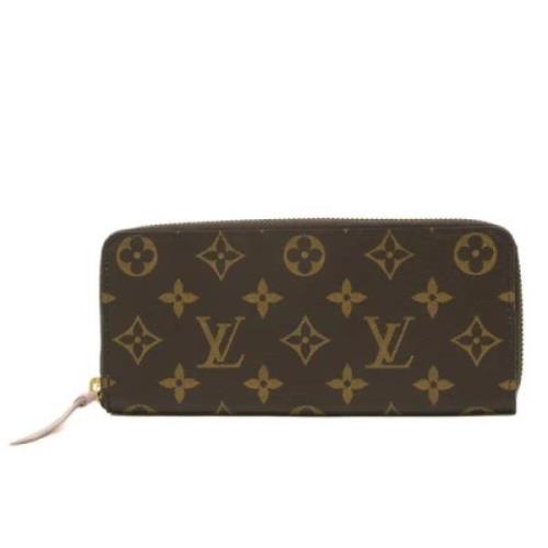 Pre-owned Canvas wallets Louis Vuitton Vintage , Brown , Dames