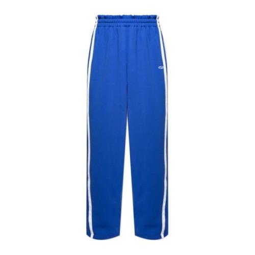 Logo broek Vetements , Blue , Heren