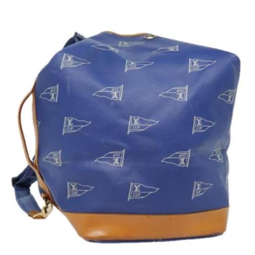 Pre-owned Leather louis-vuitton-bags Louis Vuitton Vintage , Blue , Da...