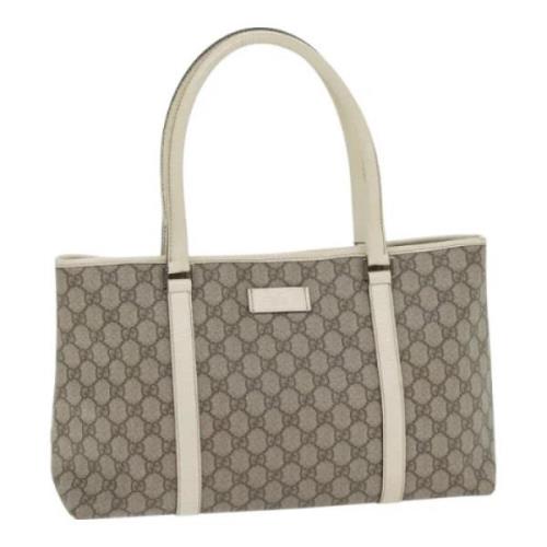 Pre-owned Leather gucci-bags Gucci Vintage , Beige , Dames