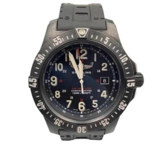 Pre-owned Glass watches Breitling Pre-owned , Blue , Heren