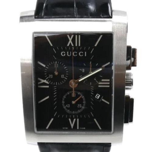 Pre-owned Metal watches Gucci Vintage , Black , Heren