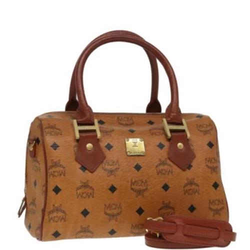 Pre-owned Leather handbags MCM Pre-owned , Brown , Dames