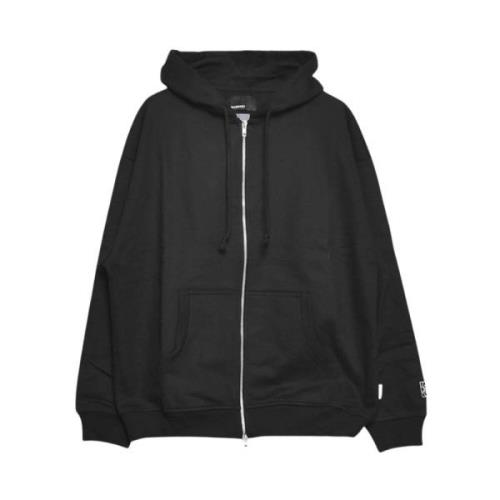 Zip Hoodie met Voorzak en Logodetail Rassvet , Black , Heren