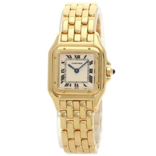 Pre-owned Yellow Gold watches Cartier Vintage , Yellow , Dames