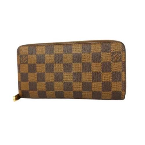 Pre-owned Canvas wallets Louis Vuitton Vintage , Brown , Dames