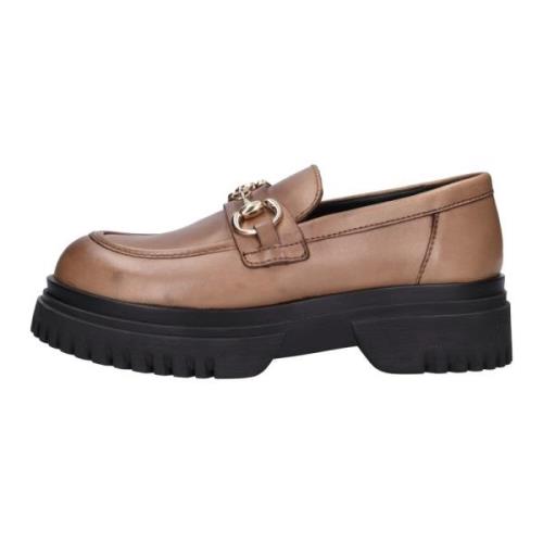 Platte schoenen Bruin Emanuelle Vee , Brown , Dames