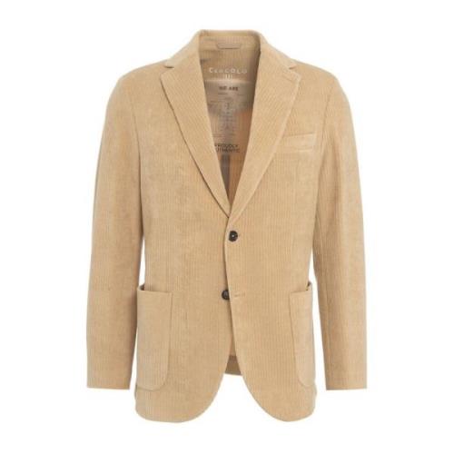 Ribfluwelen blazer voor heren Circolo 1901 , Beige , Heren