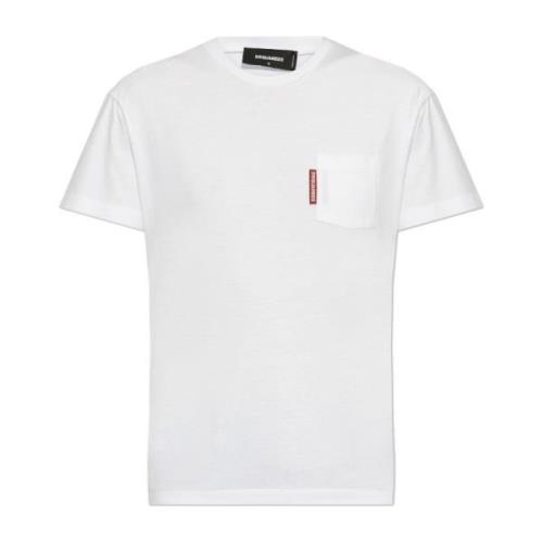 T-shirt met print Dsquared2 , White , Dames