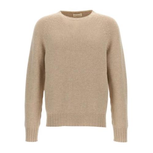 Raglan Wol Zijde Kasjmier Sweater Ma'ry'ya , Beige , Dames