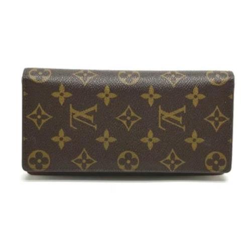 Pre-owned Fabric wallets Louis Vuitton Vintage , Brown , Dames