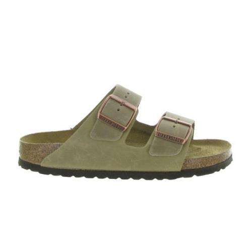 Leren Arizona Sandalen Birkenstock , Green , Heren