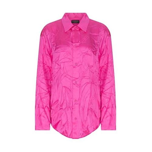 Stijlvolle Shirt voor Mannen Balenciaga , Pink , Dames