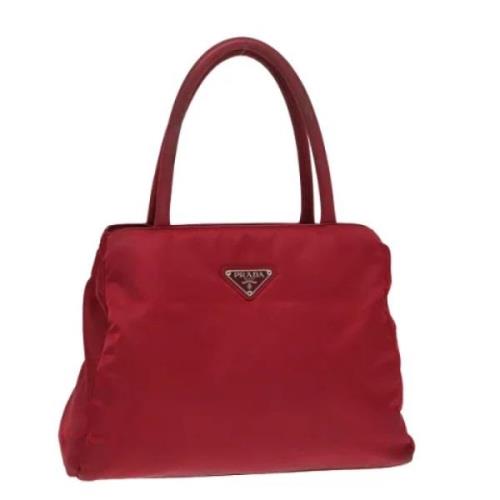 Pre-owned Nylon handbags Prada Vintage , Red , Dames