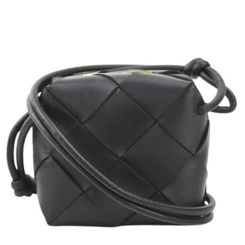 Pre-owned Leather shoulder-bags Bottega Veneta Vintage , Black , Dames